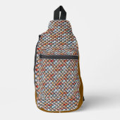 Modern abstract digitaal patroonontwerp 1248 sling bag (Voorkant)