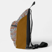 Modern abstract digitaal patroonontwerp 1248 sling bag (Rechts)
