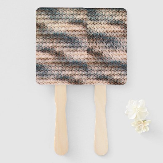 Modern abstract digital pattern design 1240 handwaaier (Voorkant en achterkant)