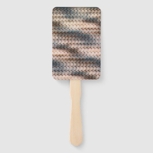 Modern abstract digital pattern design 1240 handwaaier (Achterkant)