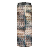 Modern abstract digital pattern design 1240 thermosbeker (Achterkant)