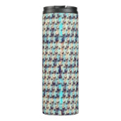 Modern abstract digital pattern design 1242 thermosbeker (Achterkant)