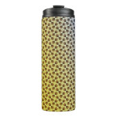 Modern abstract digital pattern design 1243 thermosbeker (Voorkant)