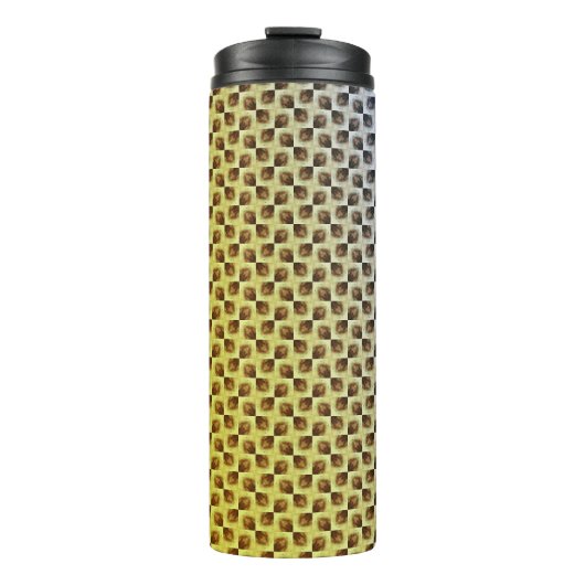 Modern abstract digital pattern design 1243 thermosbeker (Voorkant)