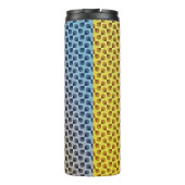 Modern abstract digital pattern design 1243 thermosbeker (Achterkant)