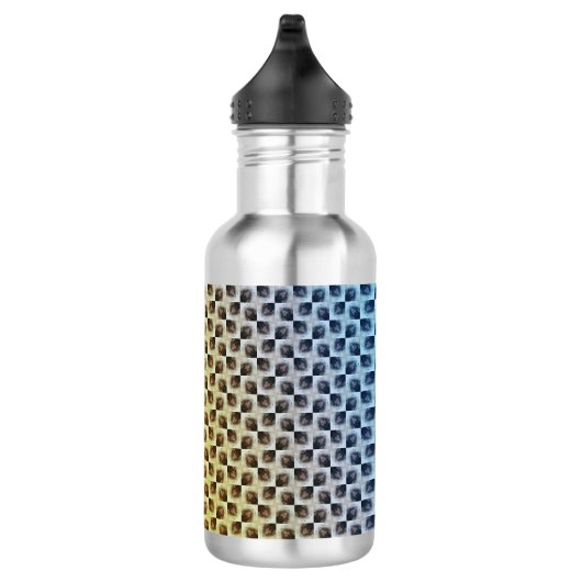 Modern abstract digital pattern design 1243 waterfles  (Rechts)