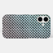 Modern abstract digital pattern design 1246 Case-Mate iPhone case (Achterkant (horizontaal))