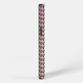 Modern abstract digital pattern design 1260 iPhone hoesje (Rechterkant)