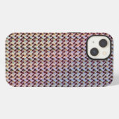 Modern abstract digital pattern design 1260 iPhone hoesje (Achterkant horizontaal)