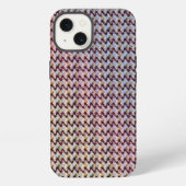 Modern abstract digital pattern design 1260 iPhone hoesje (Achterkant)