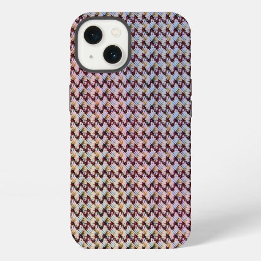 Modern abstract digital pattern design 1260 iPhone hoesje (Achterkant)
