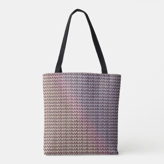Modern abstract digital pattern design 1260 tote bag (Achterkant)