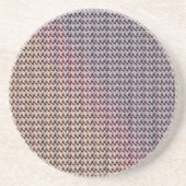 Modern abstract digital pattern design 1260 zandsteen onderzetter (Voorkant)