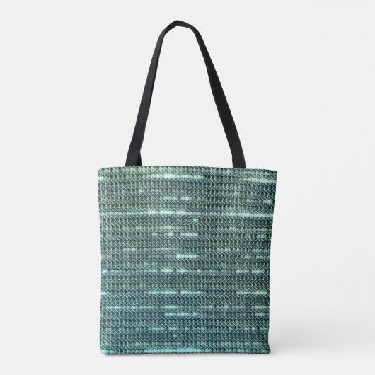 Modern abstract digital pattern design 1261 tote bag (Achterkant)