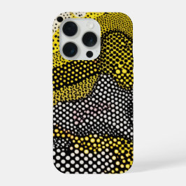 Modern Abstract Dot Pattern  iPhone 15 Pro Case