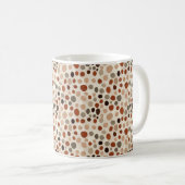 Modern Abstract Dot Pattern Mug Koffiemok (Voorkant rechts)