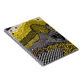 Modern Abstract Dot Pattern  Notitieboek (Rechterzijde)