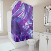 Modern Abstract Douchegordijn (In situ)