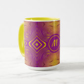 modern abstract draaiboek mok (Voorkant links)