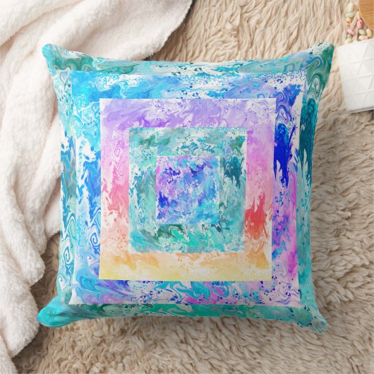 Modern Abstract Dubbelzijdig 2 Design Uniek Cadeau Kussen (Deken)