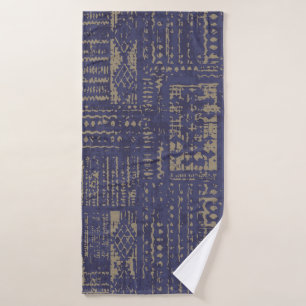 Modern abstract, eigentijds oppervlak pattern desi badhanddoek