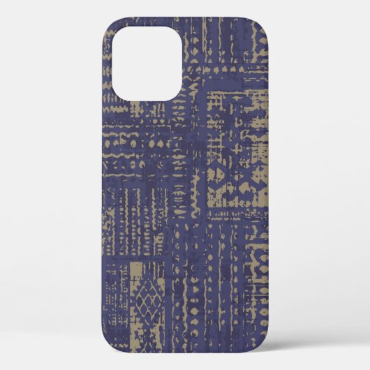 Modern abstract, eigentijds oppervlak pattern desi Case-Mate iPhone case (Achterkant)