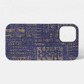 Modern abstract, eigentijds oppervlak pattern desi iPhone hoesje (Achterkant horizontaal)