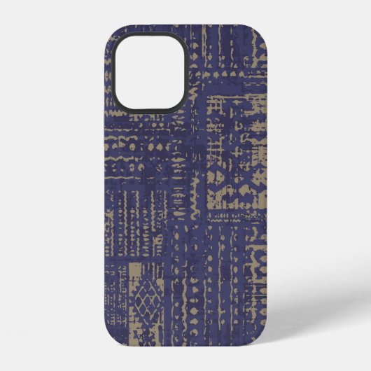 Modern abstract, eigentijds oppervlak pattern desi iPhone hoesje (Achterkant)