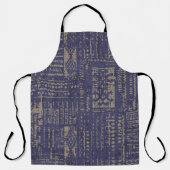 Modern abstract, eigentijds oppervlak pattern desi schort (Voorkant)