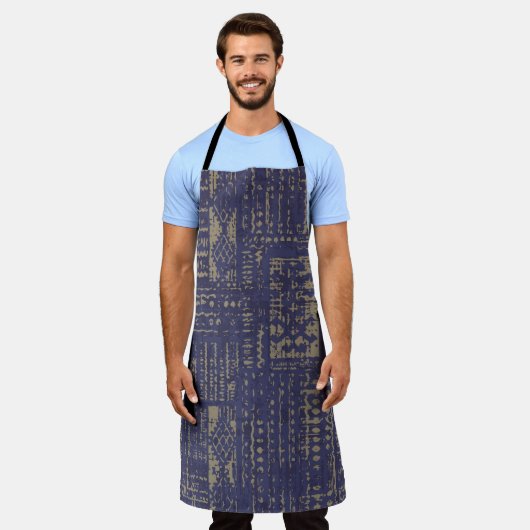 Modern abstract, eigentijds oppervlak pattern desi schort (Gedragen)