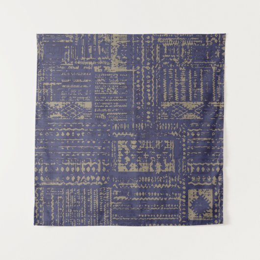 Modern abstract, eigentijds oppervlak pattern desi wandkleed (Voorkant (horizontaal))