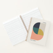 Modern Abstract Elegant Geometric Minimal Journal Notitieboek (Binnen)