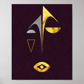 Modern Abstract elegant minimalistisch art Poster