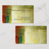 Modern Abstract elegant stijlvol Visitekaartje (Voorkant / Achterkant)