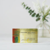 Modern Abstract elegant stijlvol Visitekaartje (Staand voorkant)