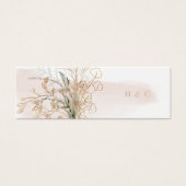Modern Abstract | Eucalyptus Elegant Greenery Moss Mini Visitekaartjes (Voorkant)