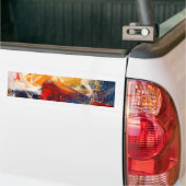 Modern Abstract expressionisme Bumpersticker (Op Truck)