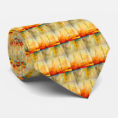 Modern Abstract Expressionistisch Schilderij Strop Stropdas (Opgerold)