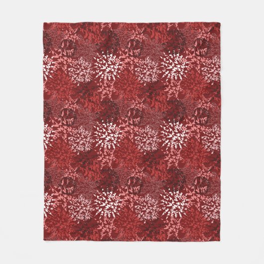 Modern Abstract Fleece Deken (Voorkant)