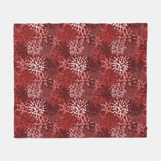 Modern Abstract Fleece Deken (Voorkant (Horizontaal))