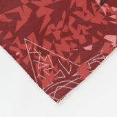 Modern Abstract Fleece Deken (Hoek)