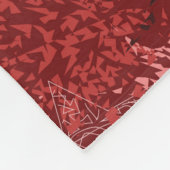 Modern Abstract Fleece Deken (Hoek)