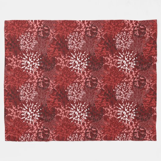 Modern Abstract Fleece Deken (Voorkant (Horizontaal))