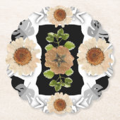 Modern abstract floral art kartonnen onderzetters (Voorkant)