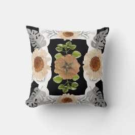 modern abstract floral art kussen