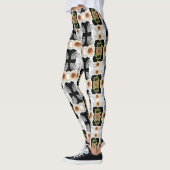 Modern abstract floral art leggings (Links)
