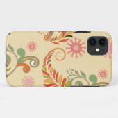 Modern Abstract Floral Pattern Case-Mate iPhone Case (Achterkant (horizontaal))