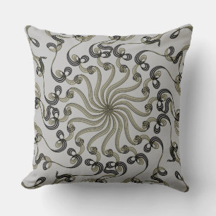 Modern Abstract Floral Pattern Kussen
