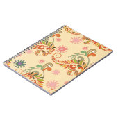 Modern Abstract Floral Pattern Notitieboek (Linkerzijde)