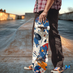Modern Abstract Flow Skateboard - Vet Biologisch